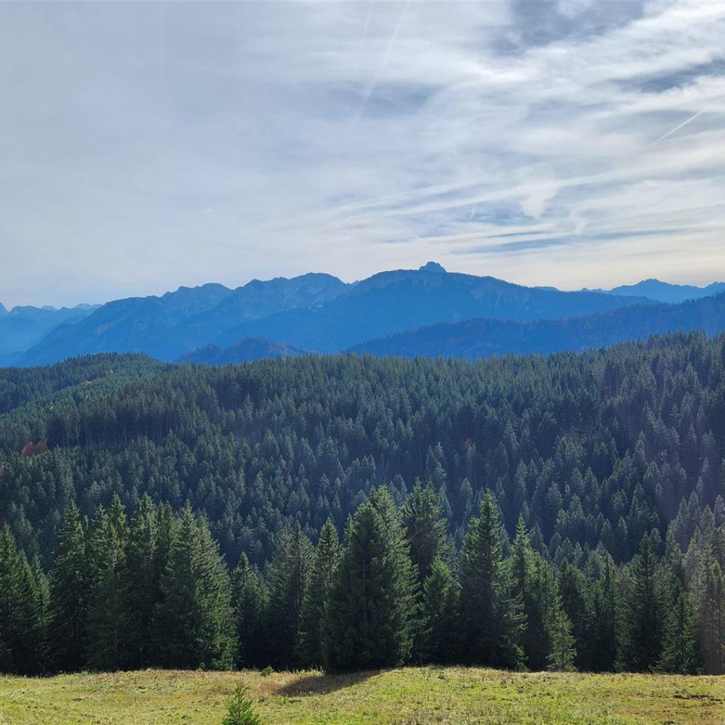 Säuling und Zugspitze bis zum Einstein