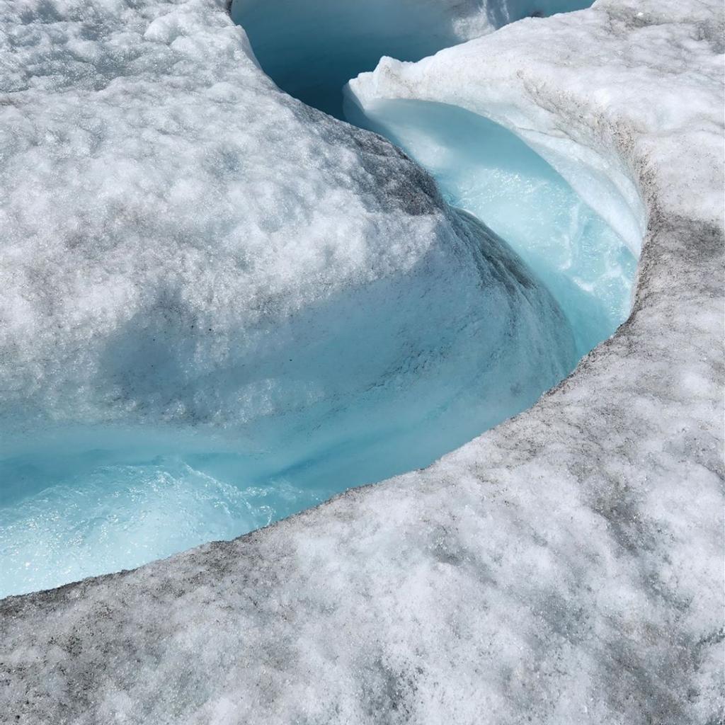 Gletscher-Fluss