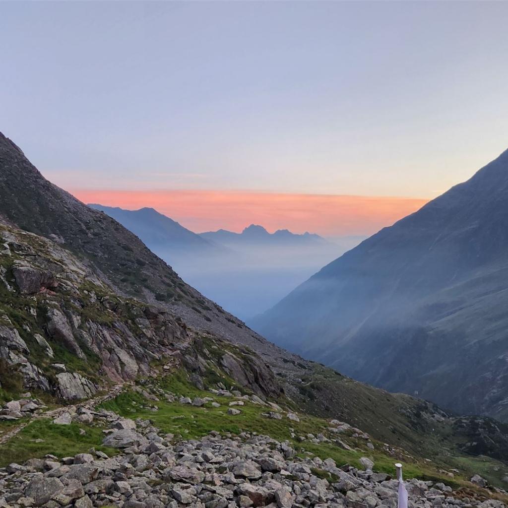 Die Schlicker Seespitze in der Ferne