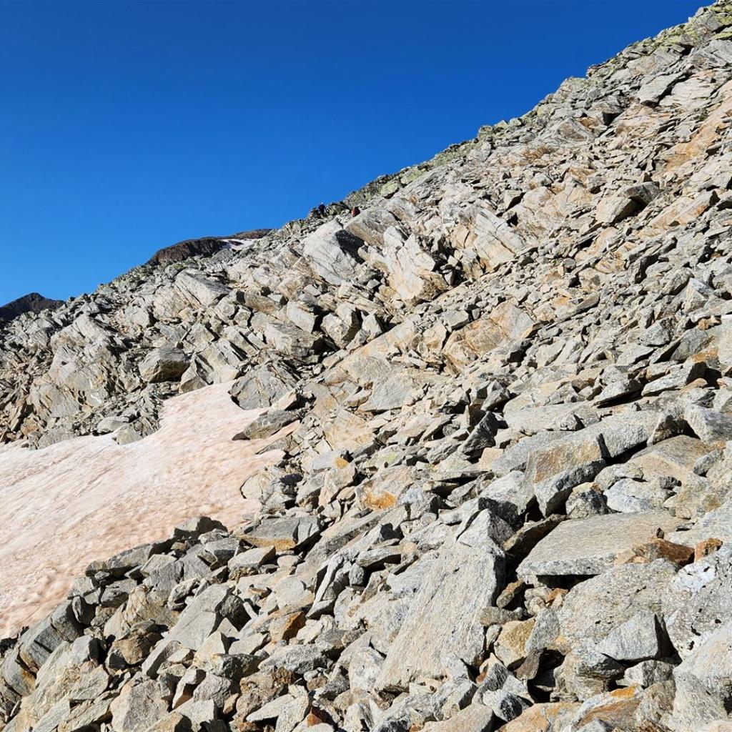 Typisches Block-Gelände, wie in den Rocky Mountains