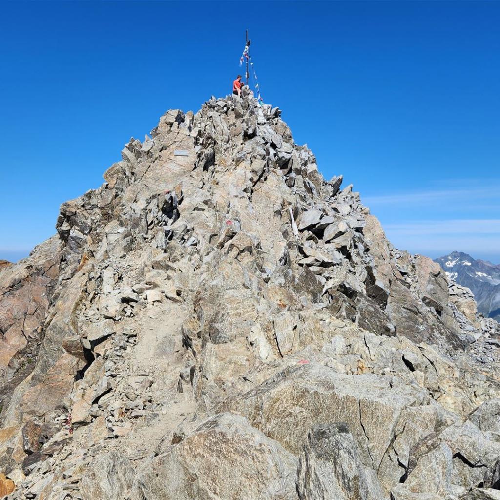 Die Gipfelpyramide des Wilden Freiger