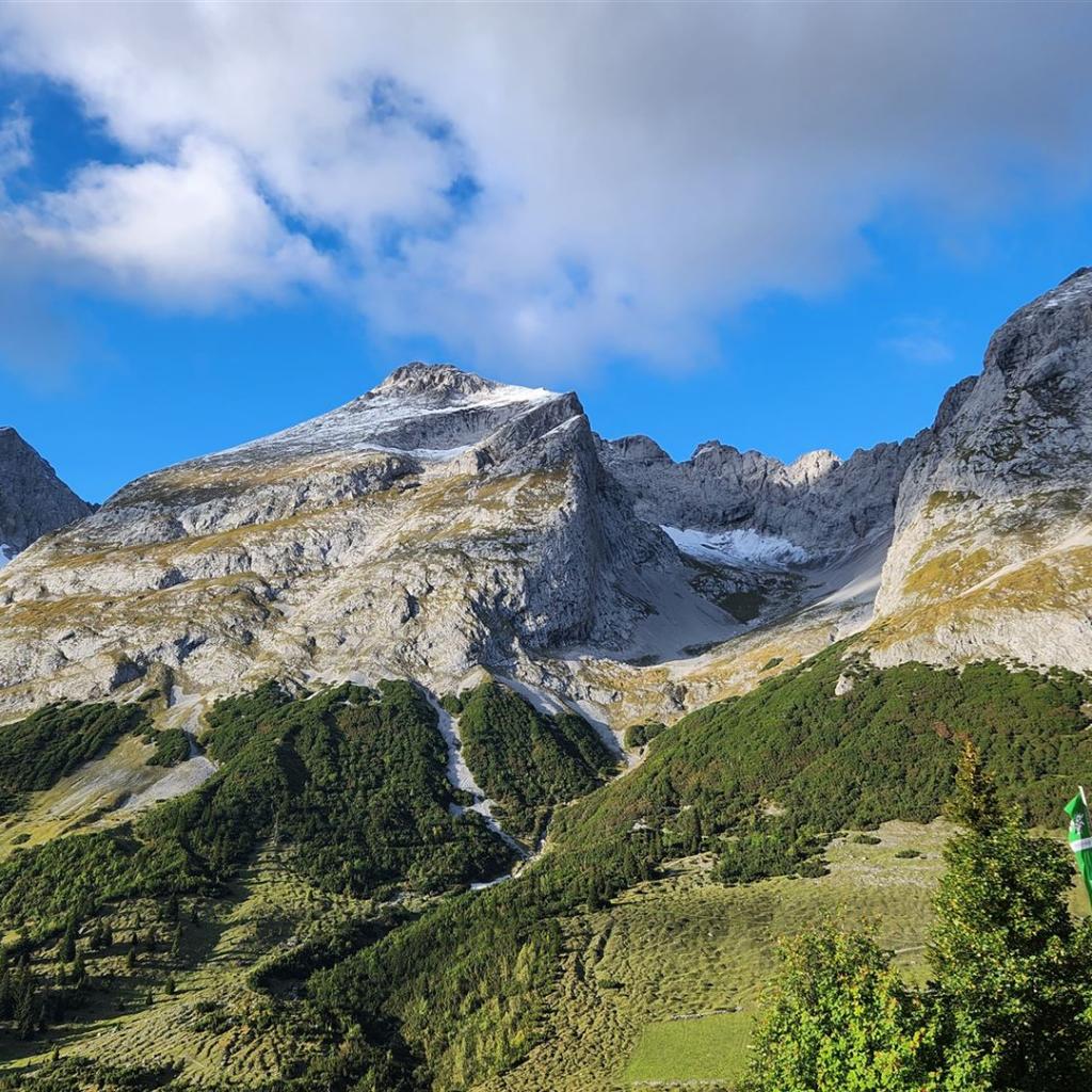 Vogelkarspitze, Östliche Karwendelspitze und Grabenkarspitze