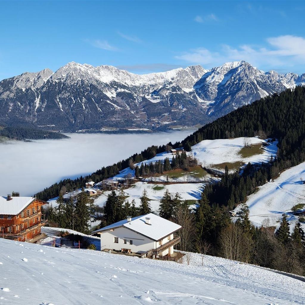Nebelmeer vor dem Wilden Kaiser