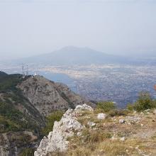 Blickrichtung Vesuv