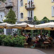 Das Café Letterario im Künstlerviertel an der Piazza Bellini