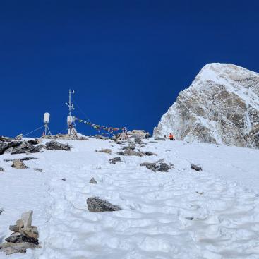 Kala Patthar, 5550 m (mit Pumori, 7161 m)