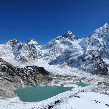 Blick vom Kala Patthar (der beste Blick auf den Everest)