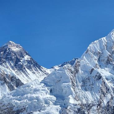 Everest und Nuptse (vom Kala Patthar)