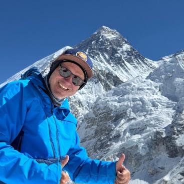 Blick vom Kala Patthar auf den Everest