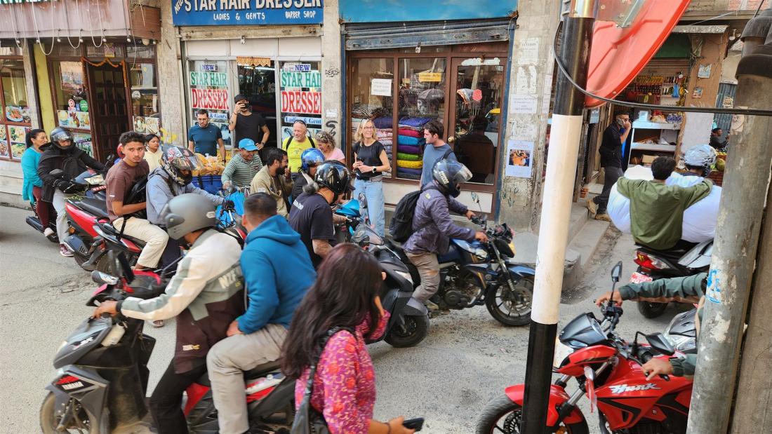 Verkehr in Kathmandu